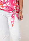 Serafina Collection Slim Leg Trousers, White