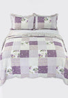 Forever England One Size Melissa Patchwork Bedspread, Lilac