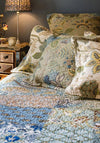 Forever England Patchwork 50x70cm Standard Pillowsham, Green and Blue