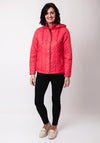 Frandsen Quilted Hooded Coat, Pink
