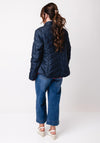 Frandsen Quilted Zipped Jacket, Navy
