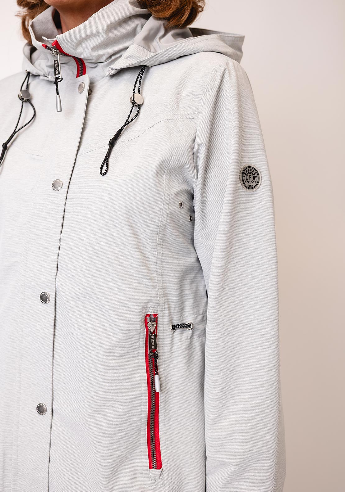 Frandsen Dual Closure Raincoat, Grey