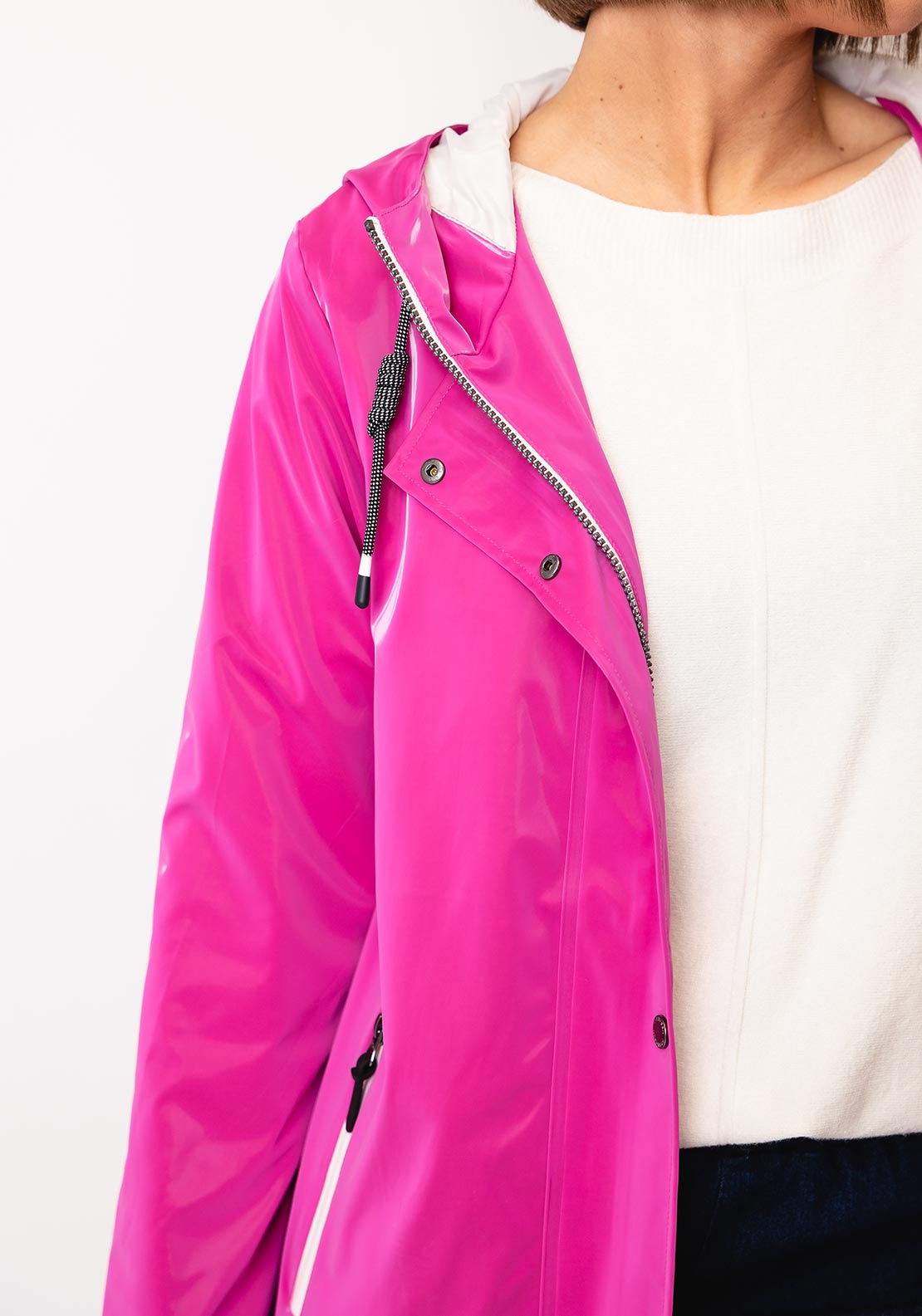 Frandsen Water Repellent Hooded Coat, Pink