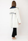 Frandsen Long Full Zip Waterproof Coat, Cream