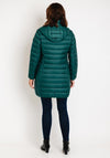 Frandsen Long Quilted Coat, Pine Green