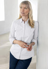 Fransa Za Fitted Shirt, White