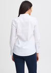 Fransa Za Fitted Shirt, White