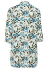 Fransa Maddie Longline Tunic Blouse, Hydrangea