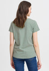 Fransa Creative Graphic T-Shirt, Green