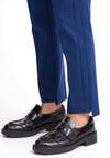 Fransa Tessa Straight Leg Trouser, Blue