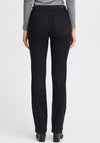 Fransa Luxe Sarah Straight Leg Jeans, Black