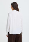 Soyaconcept Button Up Lace Detail Shirt, White
