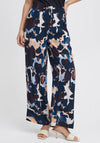 Fransa Taya Printed Wide Leg Trousers, Multi-Coloured