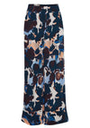 Fransa Taya Printed Wide Leg Trousers, Multi-Coloured