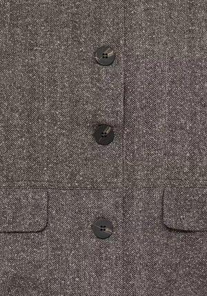 Fransa Short Sleeved Waistcoat, Brown