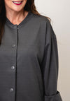 Fransa Zablazer Jersey Bomber Jacket, Grey