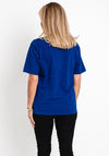 Fransa Basic T-Shirt, Royal Blue