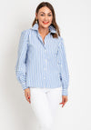 B.Young Fento Striped Shirt, Palace Blue
