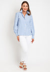 B.Young Fento Striped Shirt, Palace Blue