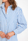 B.Young Fento Striped Shirt, Palace Blue