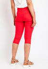 Fransa High Waist Capri Jeans, Raspberry