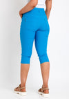 Fransa High Waist Capri Jeans, Blue