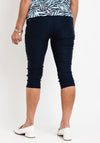Fransa High Waist Capri Jeans, Navy
