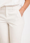 Fransa Tessa Straight Leg Trouser, Beige