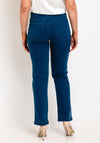Fransa Elli Luxe Straight Leg Jeans, Mid Blue Denim