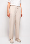 Fransa Mareena Straight Leg Trousers, Beige