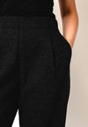 Fransa Fleece Straight Leg Trousers, Melange