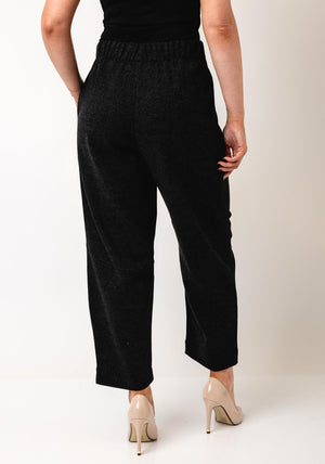 Fransa Fleece Straight Leg Trousers, Melange