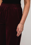 Fransa Cory Wide Leg Corduroy Trousers, Wine