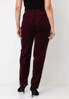 Fransa Cory Wide Leg Corduroy Trousers, Wine