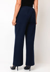Fransa Priya Wide Leg Trousers, Navy