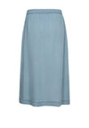 Freequent Carly Tie Skirt, Light Blue Denim