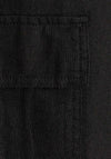 Freequent Lava Linen Cargo Trousers, Black