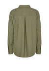 Freequent Lava Linen Shirt, Deep Lichen Green
