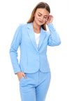Freequent Nanni Form Fitting Blazer, Nebulas Blue