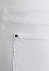 Freequent Shantal Power Capri Trousers, Bright White