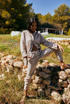 Freequent Lava Linen Jacket, Sand Melange