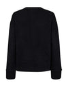 Freequent Mulle Button Side Jumper, Black