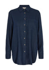 Freequent Lava Linen Shirt, Navy Blazer
