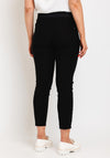 Freequent Shantal Slim Leg Trousers, Black