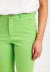 Freequent Solve Slim Leg Capri Trousers, Bud Green