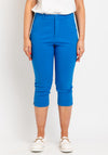 Freequent Solve Slim Leg Capri Trousers, Nebulas Blue