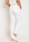 Freequent Marvin Slim Leg Trousers, Brilliant White