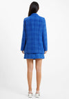 French Connection Azzurra Tweed Blazer, Light Blue Depths