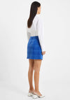 French Connection Azzurra Tweed Mini Skirt, Light Blue Depths