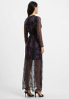 French Connection Emilia Embroidered Max Dress, Blackout